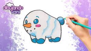 Como Dibujar La Mascota De Nieve De Pk Xd Dibujos De Pk Xd Dibujos K Dibujos Kawaii Dibujos Faciles Como Dibujar
