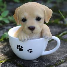 Teacup Labrador Puppy Statue Sevimli Kopek Yavrulari Yavru Kopek Sevimli Hayvan Yavrulari
