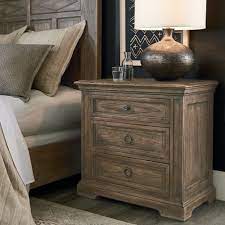 Requiring assembly, the seybert nightstand is supported by splayed legs that create a chic, retro. Woodridge 3 Drawer Nightstand Brown Bassett Furniture
