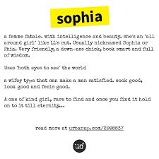 Words that don't exist for feelings that do. Urban Dictionary On Twitter Sophia A Femme Fatale With Intelligence And Beauty She S An All Https T Co Lnlvnft086