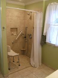 Spacing between the toilet and other elements, the position of the toilet paper holder, operation of the flush mechanism, and other things mention. Handicapped Accessible Shower Houzz