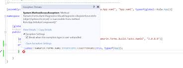 New Error Coming Out Of No Where In App Xamal G Cs Plz Help Xamarin Community Forums