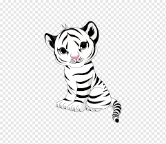 Wajah macan putih, kartun harimau, wajah, harimau, moncong png. Harimau Putih Bengal Harimau Kelucuan Stiker Dinding Jendela Dekoratif Bermacam Macam Mamalia Anak Png Pngwing