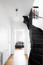 10 Ideas For Stepping Up Your Stair Style Black Staircase Home Black Stairs