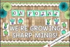 This is the part of the process when knowing your purpose(s) is most important. Nyla S Crafty Teaching Cactus Themed Bulletin Boards