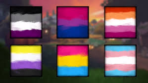Pride flags are often carried out at pride parades and other visibility events to show identification or support for a particular gender identity or sexuality. Paladins The Game On Twitter October Is Lgbt History Month So Just Like Our Dear Friends In Smitegame Paladins Will Also Be Adding A Variety Of Pride Flags In This Update