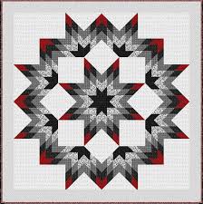 Black And White Quilt Patterns Free Pattern Black White Currant Lone Star Quilt 90 X 90 At Henry Glass Fabrics Lone Star Quilt Pattern Star Quilt Patterns Black And White Quilts