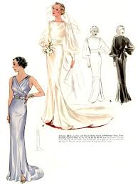 What Did Women Wear In The 1930s 1930s Fashion Guide 1930s Fashion 1930s Wedding Dress Womens Fashion Dresses Evening