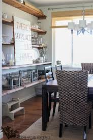 Whether your home décor style is country or contemporary, farmhouse or formal, explore stylish storage solutions that will add to your home's charm. Styled Dining Room Shelving The Wood Grain Cottage
