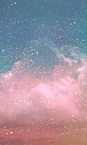 Pink and blue stars wallpaper. Pink Blue And Pastel Image 7686004 On Favim Com