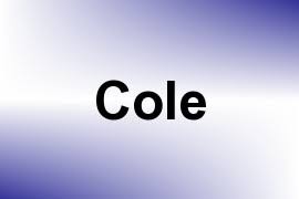 Cole Given Name Information And Usage Statistics