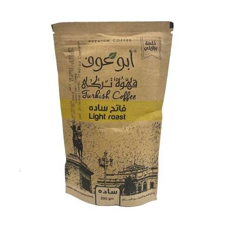 Product Photo: Abu Auf Turkish Coffee Plain Light Roast 200g