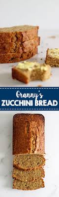 Why is my zucchini orange outside. Granny S Zucchini Bread Recipe Recipe Zucchini Bread Recipes Baking Recipes Zucchini Bread