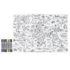 Weltkarte zum ausdrucken oder für ihre wandbild gestaltung. Geschenkpapier Mit Weltkarte Zum Ausmalen Von Eat Sleep Doodle 9 90