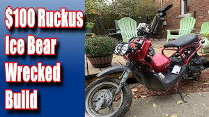 In this video rolling wrench will be reviewing the ice bear maddog 49 cc scooter. 100 Honda Ruckus Find Clone Ice Bear Wreck Rebuild Removing Front Tire And Forks Ep 1 Youtube