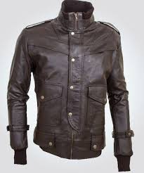 Look At These Men S Jackets Uncover Some Terrific Men S Fashion With So Much Style Celebrities Leather Jacket Leather Jacket Men Brown Leather Bomber Jacket