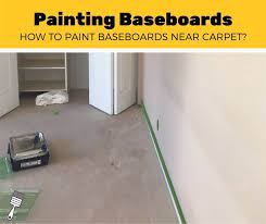 Winter is awful for lighting here and i desperately need some kind of this helps to be able to get down in between the carpet and the trim with the carpet pushed out of your way. 6 Step Guide To Painting Baseboard Trim With Carpet Pro Paint Corner