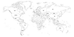 This map shows where israel is located on the world map. 4 195 Best World Map Outline With Names Images Stock Photos Vectors Adobe Stock