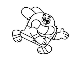 Colorear Gumball Boyama Sayfalari Cizimler Cizim