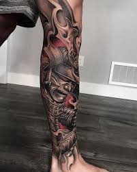 Realistic Tattoos By Greg Nicholson Cuded Japanese Leg Tattoo Samurai Tattoo Sleeve Dragon Sleeve Tattoos