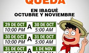 El ejecutivo dio horarios diferenciados de toque de queda. Tenga En Cuenta Los Horarios Del Toque De Queda Y El Pico Y Cedula En Ibague Don Tamalio