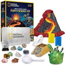 But they can be introduced to the concepts and this is often an area that is so magical for kids. Amazon Com National Geographic Earth Science Kit Over 15 Science Experiments Stem Activities For Kids Includes Crystal Growing Kit Volcano Science Kit Toys Games