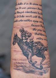 A small and simple tattoo of a horse on this finger is a way of expressing liberty or free will. Horse Tattoo 54 Parryz Com