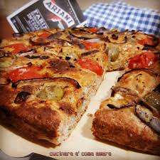 Focaccia Integrale Con Cipolle Semola