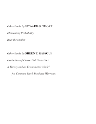 Pdf Beat The Market A Scientific Stock Market System