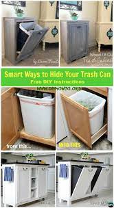 Maybe you would like to learn more about one of these? Smart Ways To Hide Trash Can Trash Cans In The Kitchen Can Be An Eyesore For Most Of Us These Diy So Trash Can Cabinet Diy Furniture Couch Kitchen Trash Cans