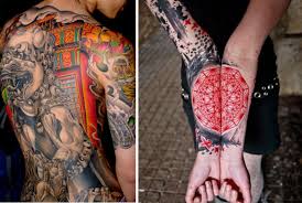 It has a lot of elements to it and the black background mixed with the flowers makes a great contrast. 32 Cool Tattoo Ideas That Will Help You Design Your Next Ink