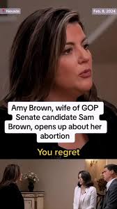 Amy Brown, wife of GOP Senate candidate Sam Brown, opens up about her  abortion #news #breakingnews #livenews #latestnews #hirunews