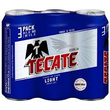 Tecate Light Mexican Beer 3 Pack 24 Fl Oz Cans Walmart Com Mexican Beer Beer Lager Beer
