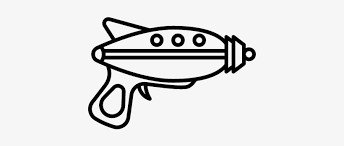 In this step you have to sketch out the hand gun using a steady hand and a good eye. Gun Blaster Vector Laser Tag Gun Drawing Png Image Transparent Png Free Download On Seekpng