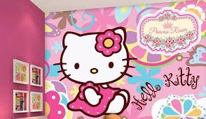 Rancangan gambar hello kitty yg bagus dan mudah untuk lukisan di dinding : Gambar Lukisan Dinding Hello Kitty Terbaru Poskartun