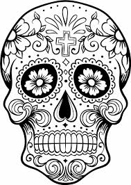 Each image can be viewed correctly from a certain angle. Large Skull Coloring Page Coloring Home