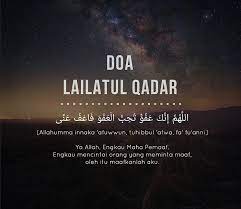 Lailatul qadar disebut demikian karena sejumlah besar malaikat turun pada malam hari ke bumi. Nazrul Azizi On Twitter Doa Lailatul Qadar