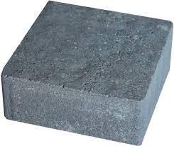 Alkern Pave Sol Exterieur Beton Hades Anthracite 15x15 Cm Ep 6 Cm Point P