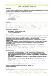 Use the best resumes of 2019 to create a resume in 2020 and land your dream job. Civil Engineer Resume Great Sample Resume