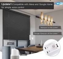 WiFi Smart Motorized Chain Roller Blinds Shade Shutter Drive Electric Curtain Motor RF Remote Automation Kit - US