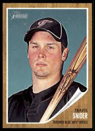 2011 Topps Heritage Travis Snider #68 Toronto Blue Jays