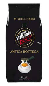 Caffe Vergnano Antica Bottega Ganze Bohnen 1kg Kaffeebohnen Kaffee Fairtrade Kaffee