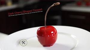 Dark Cherry Shaped Dessert Bruno Albouze The Real Deal Youtube Cherry Desserts Desserts Glazed Cherries