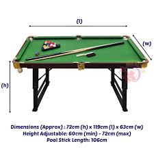 So, a pool table providing you with so much delight demands a high price too. Mytoys 1 2m Mini Pool Table With Stick Cue Ball Indoor Sports Toys For Boys Wooden Snooker Billiard Set Shopee Malaysia