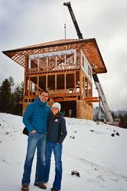 Construction The Lookout A New Custom Home In West Glacier Mountain In 2020 Tiny House Cabin Vacation House Plans Tower House
