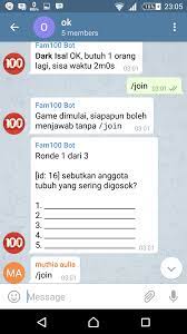 Nantikan terus berita terbaru dan terupdate. Diomod Cara Bermain Game Fam100 Bot Di Telegram