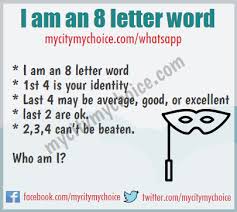 Usa daily crossword fans are in luck—there's a nearly inexhaustible supply of crossword puzzles online, and most of them are free. I Am An 8 Letter Word 1st 4 Is Your Identity Puzzle Anser