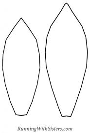 Poinsettia Leaf Template Printable Flower Templates Printable Flower Petal Template Leaf Template Printable