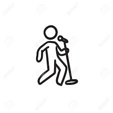 J'ai aussi du mal à chanter des paroles ensoleillées et entraînantes lorsque tant de personnes autour « aucune langue ne peut exprimer, ni aucun homme ne peut écrire, ni le cœur des hommes concevoir des choses aussi grandes et aussi. Homme Qui Chante Avec L Icone De Dessin De Vecteur Micro Isole Sur Fond Main Dessinee Homme Chantant Avec L Icone Du Microphone Homme Chantant Avec L Icone De Croquis De Microphone Pour Infographie Site