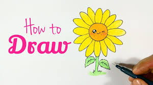 When drawing, ensure that you pay close attention and draw in those missing parts and it will make flower drawing easy. How To Draw Sunflower Sunflower Drawing Tutorial For Beginner Youtube